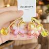 2PCS New Lovely Gradient Butterfly Girls Kids Elastic Hair Bands Princess Hair Accessories Children Hair Ties Baby Headwear