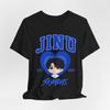JINU Saja Graphic Short Sleeve Tee, Cute Shirt for Fans, Casual Wear,