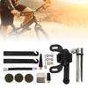 Bike Tire Repair Kit Mini Bike Pump Repair Kit Accessory for Road Mountain BikesSilver