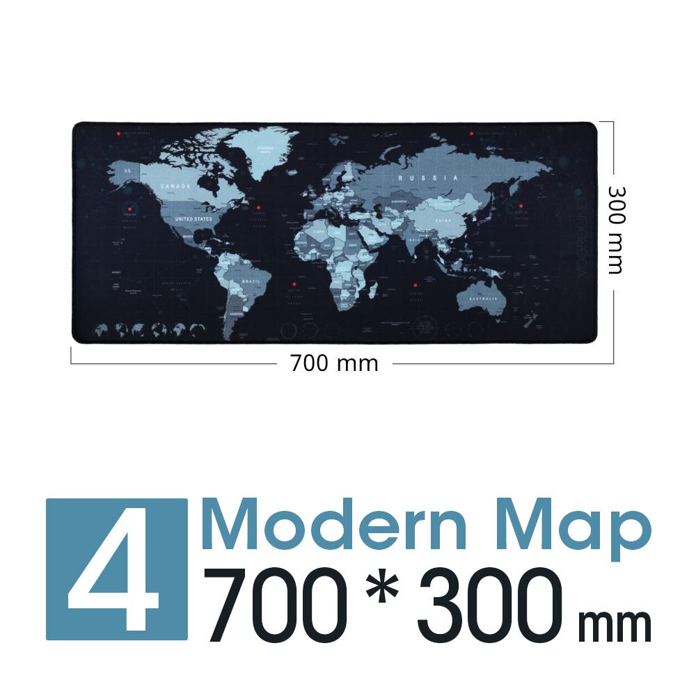 New World Map Speed Locking Edge Large Natural Rubber Mouse Pad Waterproof Game Desk Mousepad Keyboard Mat for Warcraft Dota LOL