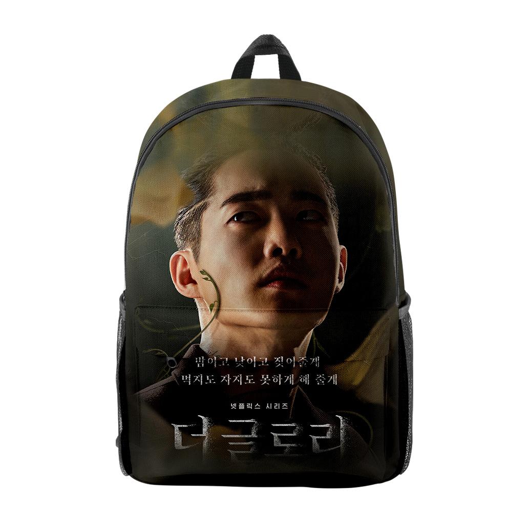 Классический Новый Крутой The Glory Kdrama Ученик Школьная сумка Тетрадь Рюкзаки 3D Печать Оксфорд Водонепроницаемый Мальчики/Девочки Дорожные рюкзаки