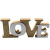 Wooden Ornament Retro Style LOVE Words Wedding Desktop Table Centerpieces LOVE Sign Durable Handicraft