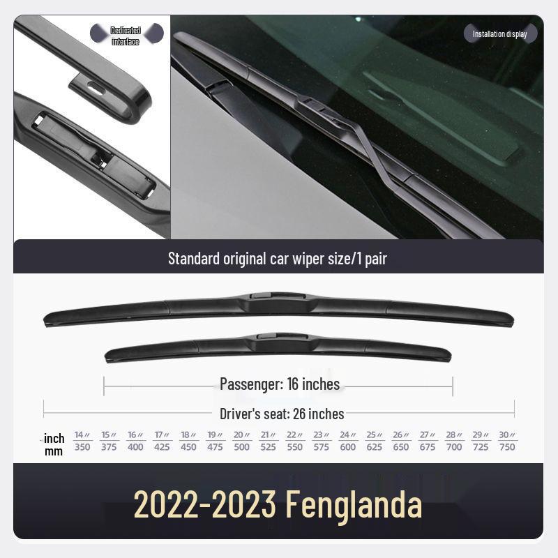 Дворники для Toyota Land Cruiser 2022 года - Совместимы с моделями 22/23, GAC Motor Hybrid.