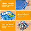 Dustproof Children's Toy Organizer Stackable Particle Holder Building Blocks Storage Box  Household