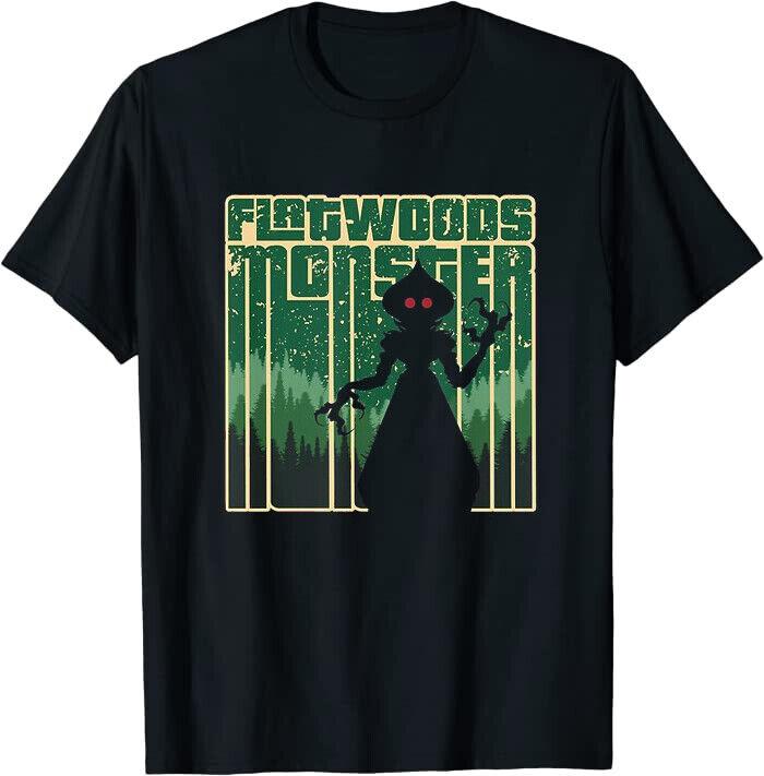 Винтажная футболка унисекс с героями мультфильмов Flatwoods Monster Cool Vintage Cryptid
