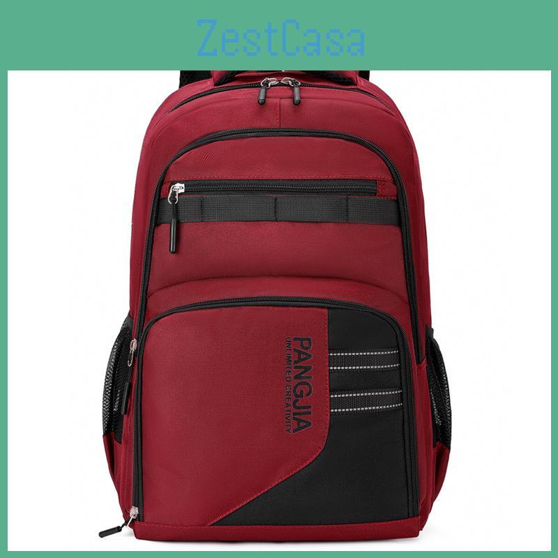 Large Casual Nylon Capacity Backpack With Letter Print Designs Students For