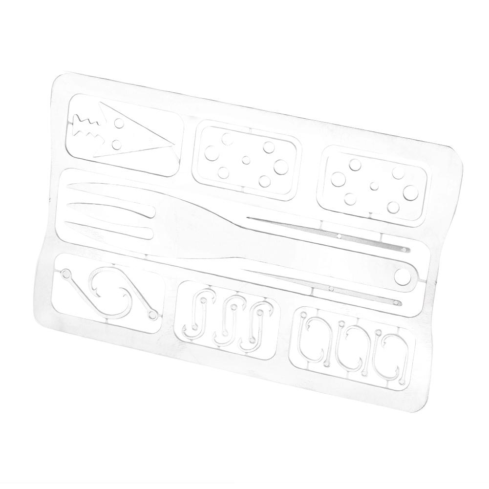 Мультитул Походное снаряжение Инструменты для выживания Охота Аварийный набор Рыболовные снасти Рыболовный крючок Карта