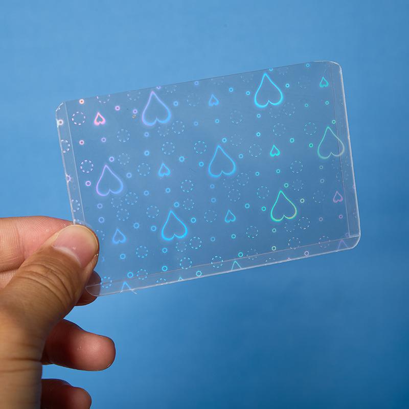 10 шт., звезда, любовь, сердце, Kpop, фотокарта с верхней загрузкой, рукава для фотокарточек, защитный чехол для фотокарточек с изображением идола