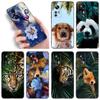 Чехол для телефона с изображением лисы, волка и цветов для Xiaomi Mi A2 8 9 SE Note 10 10T 11 12 Lite 9T 11T 12S 12T Pro A3 6X 12X, черный чехол из ТПУ