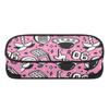 School Pencil Case Neat Design 300D Polyester Smooth Zipper with Main Compartment Mesh Pocket and Pen Slots for Boys Girls