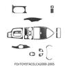 18 шт. Полная отделка салона для Celica 2000-2005 Самоклеящийся полный комплект для интерьера Наклейки Устойчивые к царапинам