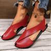 Women's Shoes  Lace-up Cuff Women's Sandals New Peep Toe Casual Sandals Women Summer Plus Size Best Seller Flat Sandals