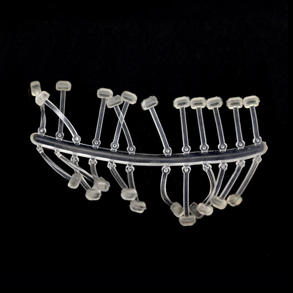 Bimoo 5Cards/60Stops Carp Fishing Hair Rig Fishing Bait Stop Pop Up Rig Stoppers Clear Color Boilie Inserts