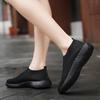 Women Sneakers Vulcanized Shoes Sock Sneakers Women Summer Slip On Flat Shoes Women Plus Size Loafers Walking Flat