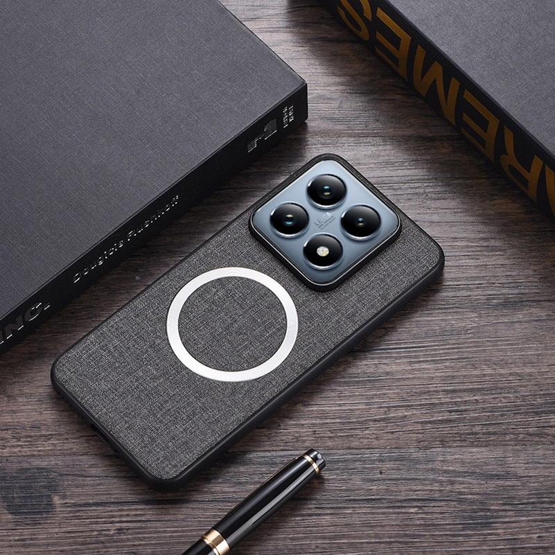 Магнитный кожаный чехол Magsafe для Xiaomi 14T Pro 14 Ultra Xiaomi14T Mi 14 Pro Чехол для беспроводной зарядки