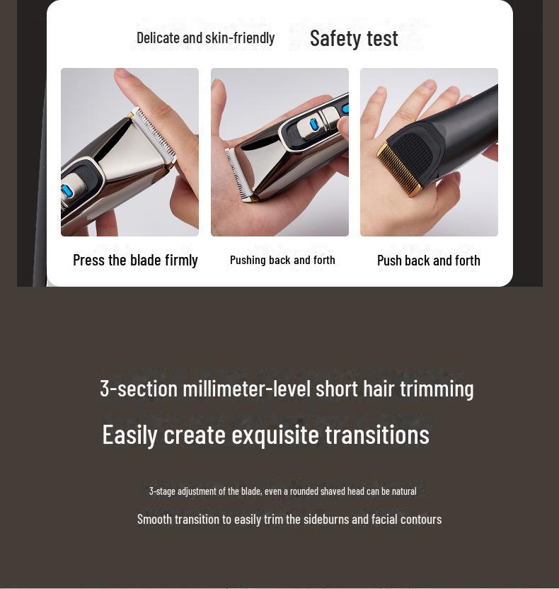 Мужские электрические машинки для стрижки волос для карвинга, отбеливания и полировки