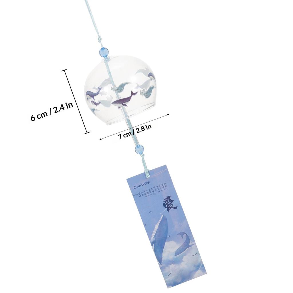 Bells Wind Chimes Pendant Cute Japanes Glass Ornaments Hanging Decoration Japnese Windchimes Japanese Outdoor