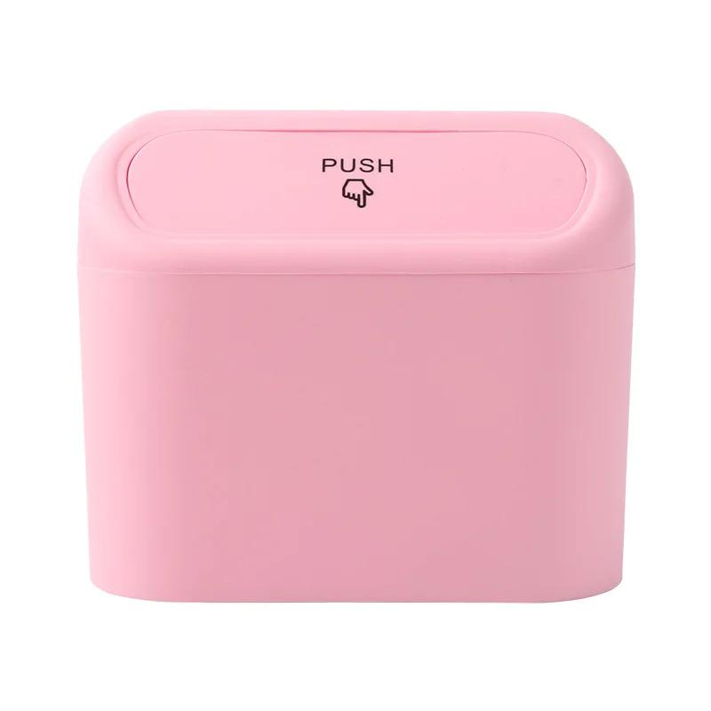 Автомобильный контейнер для мусора, подвесной контейнер для мусора, ящик для хранения, черный квадратный контейнер для мусора, аксессуары для салона автомобиля