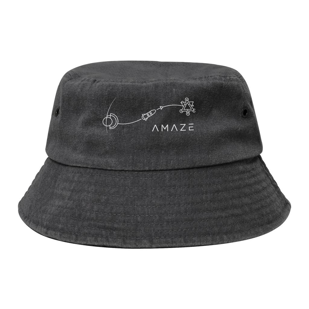 Unisex Distressed Denim Bucket Hat Project Hail Mary Rocky amaze Getaway Headwear Packable Fishing Caps Boonie Hat Gift Idea