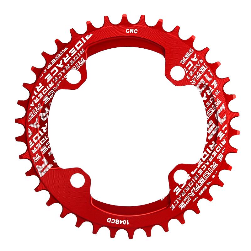 Велосипедная звездочка 104BCD круглая форма узкая широкая горная велосипедная шатуны звездочка однопластинчатая 32T/34T/36T/38T MTB части