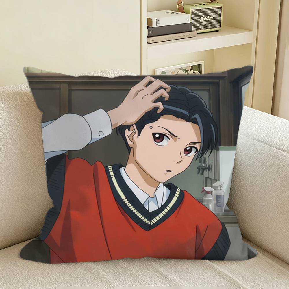 Arajin Tomoshibi Anime BUCCHIGIRI Square Sofa Pillow Cover Solid Color Living Room Home Decor Cushion Case