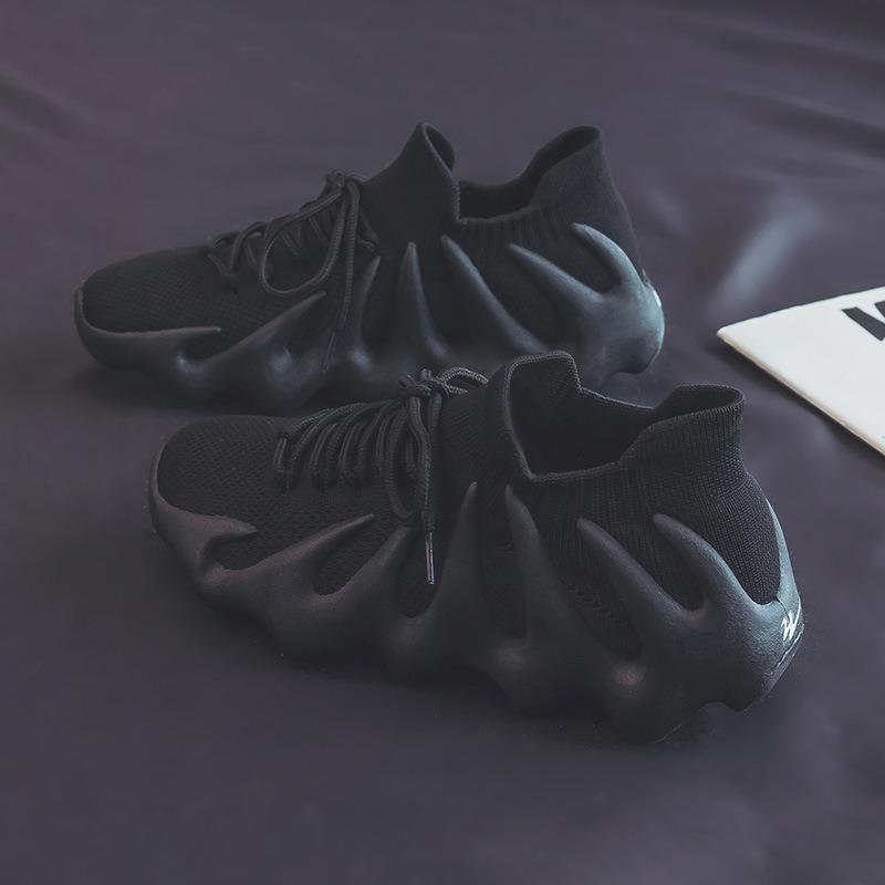 Обувь Volcano новая летящая тканая обувь маленькая клетка обувь-пельмени беговая обувь для пары носки обувь