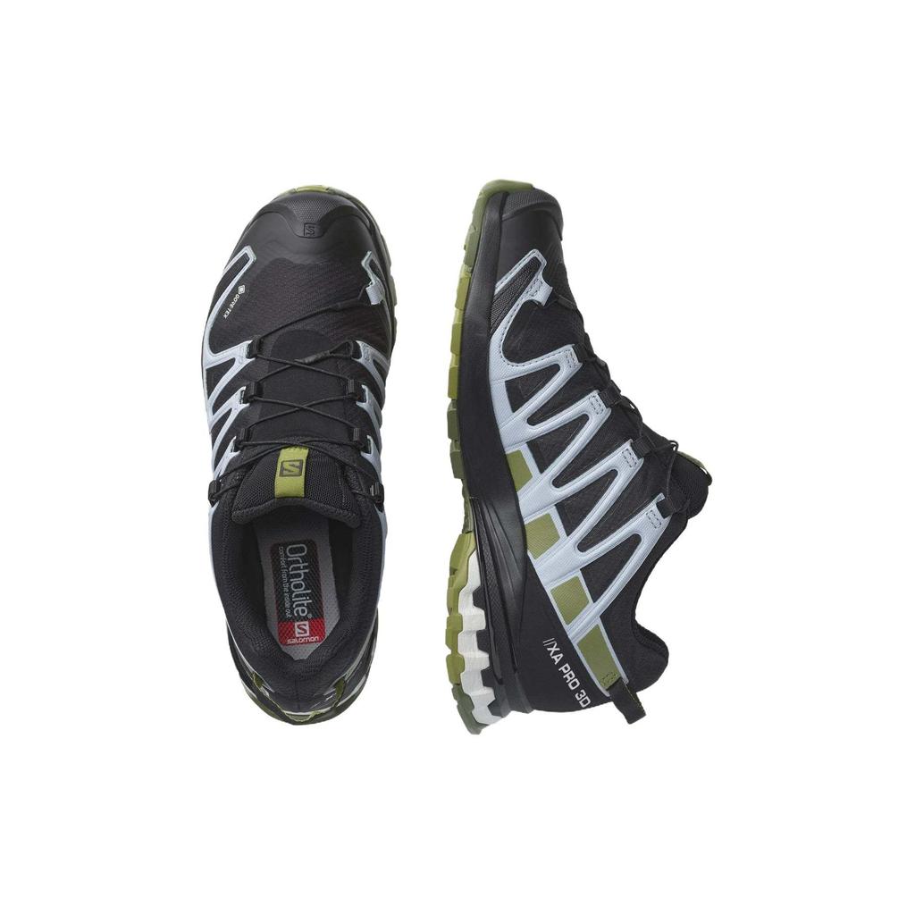 SALOMON Xa Pro 3D V8 Gore-Tex Low-Cut Durable Outdoor Functional Shoes Women Shoes Black Gray 416295