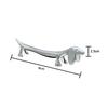 Dachshund Dog Chopstick Holder Stainless Steel Spoon Rest Shelf Fork Storage Rack Dog-Shape Chopsticks Kitchen Utensil Stand