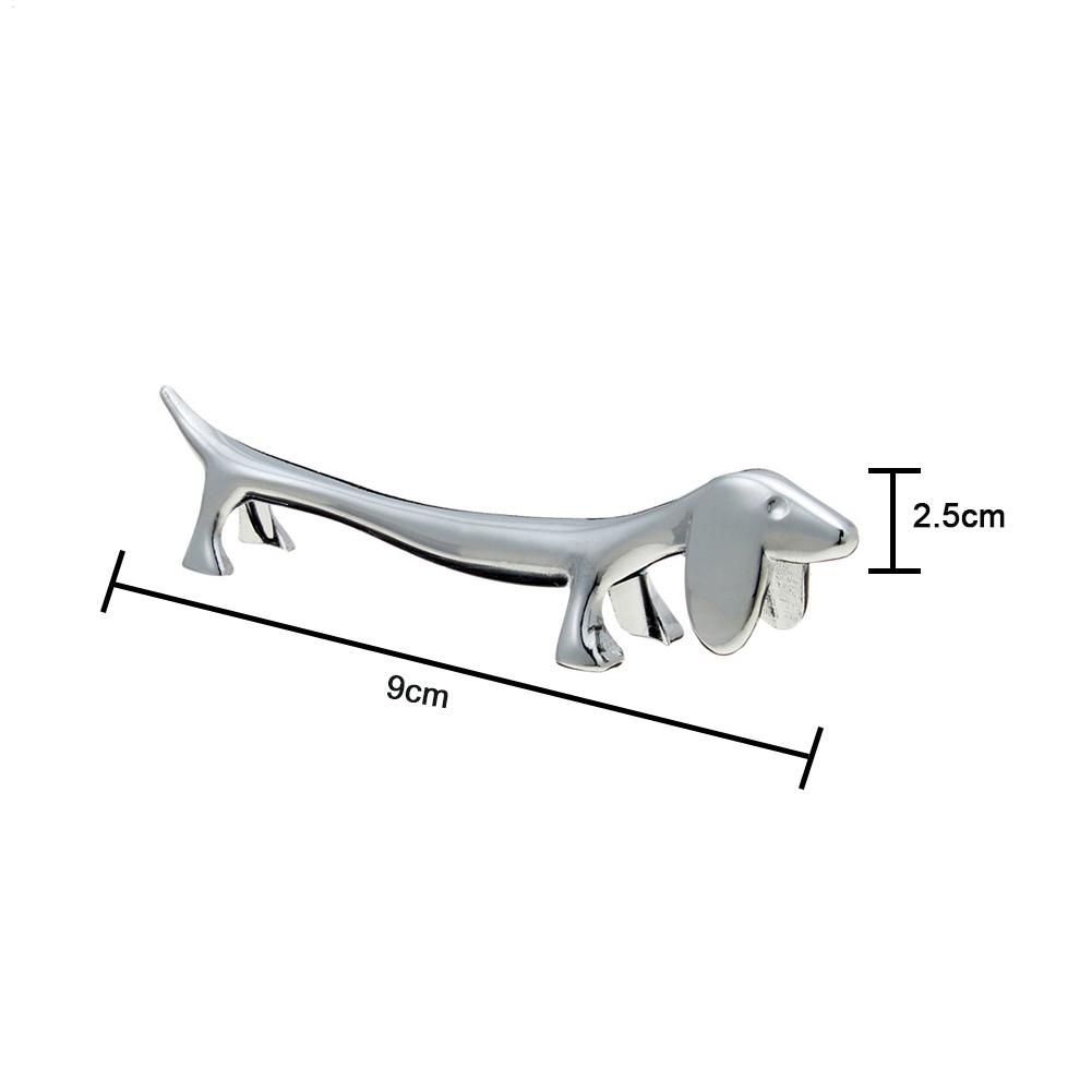 Dachshund Dog Chopstick Holder Stainless Steel Spoon Rest Shelf Fork Storage Rack Dog-Shape Chopsticks Kitchen Utensil Stand