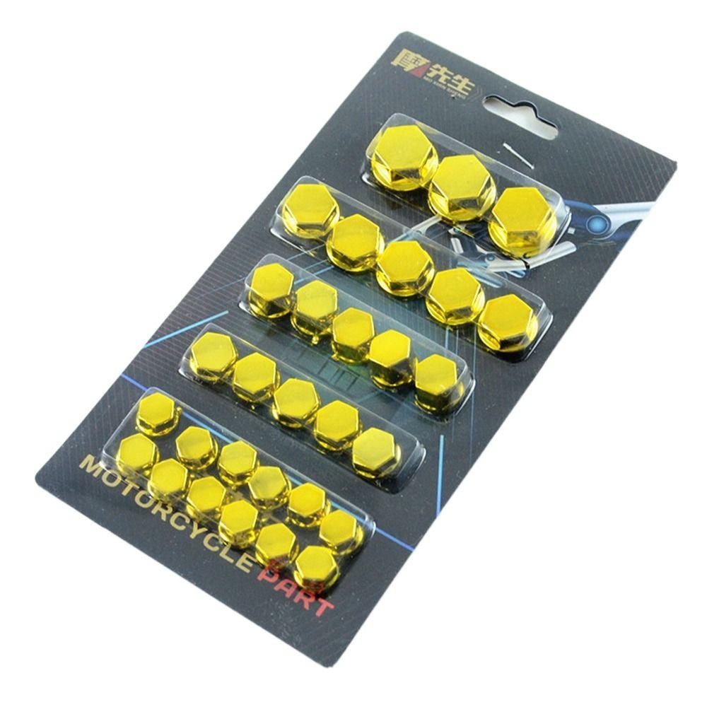 30 шт./компл. Высококачественные цветные аксессуары Украшение для мотоцикла Крышки болтов Декоративные колпачки Заглушка гайки двигателя