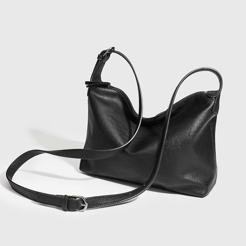 Высококачественная текстурная сумка для поездок на работу под мышкой, женская сумка, сумка-пельмень через плечо, повседневная винтажная сумка