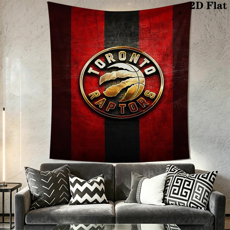 Toronto Raptors Basketball Team Logo Threepiece Set 1 Duvet Cover 2 Pillowcase Without Core Soft And Comfortable Bedding Set