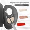 Cloud Face Foundation Palette: Transparent, Foldable Acrylic Mixing Palette with Lid for Multi-functional Makeup Use.