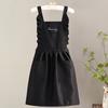 Kitchen Apron with Pockets Strap Adjustable Breathable Thin Ladies Princess Skirt
