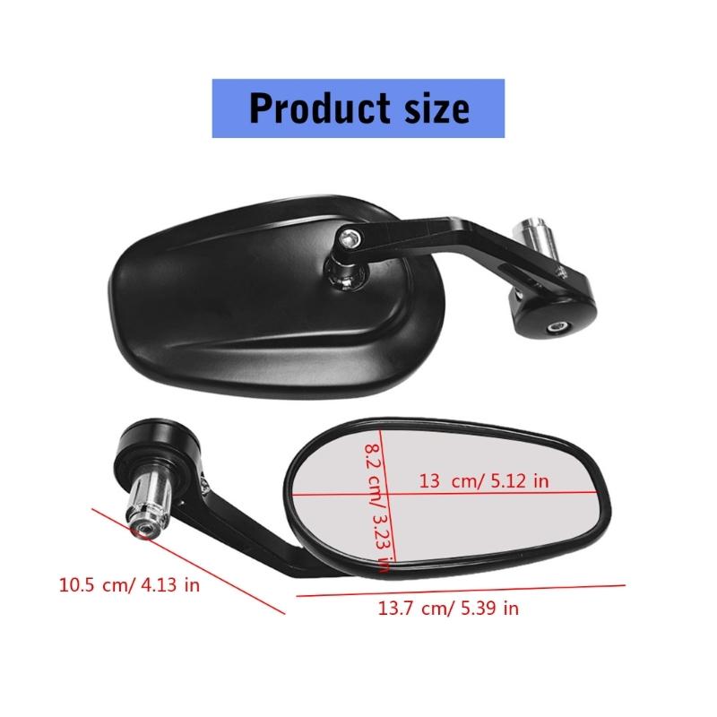 Регулируемые Аксессуары Мотокросс Зеркала Заднего Вида Велосипед Отражатели Усилитель Обзора Безопасный для Мотоциклов Скутеров Мопедов Руля