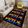 Support love equality inclusion empowerment carpet Yoga living room room decor children's crawling mat doormat area rug