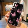 Чехол для телефона Samsung S21 FE Plus Ultra Бабочка Кошка Мягкий силиконовый чехол для Galaxy S21+ S21FE S 21 Защитный Funda Coque