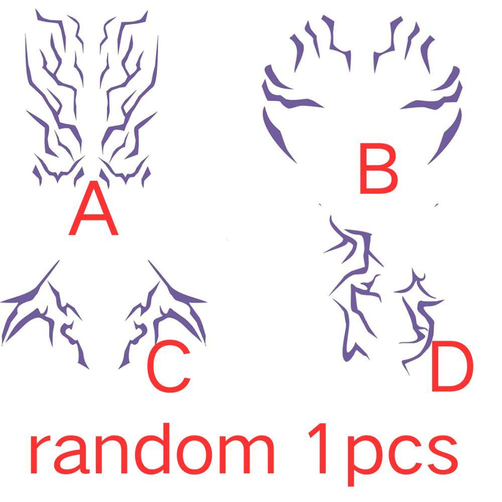 4 temporary tattoos role-playing tattoo decals role-playing accessories suitable for role-playing, Spooky Holiday, and party makeup