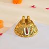 Tirupati Balaji Charan Paduka, Tirupati Balaji Sign, Kalyana Venkateswara Swamy Tirupati Balaji Padam Shankh Chakra Tilak, Aluminium Golden Finish,