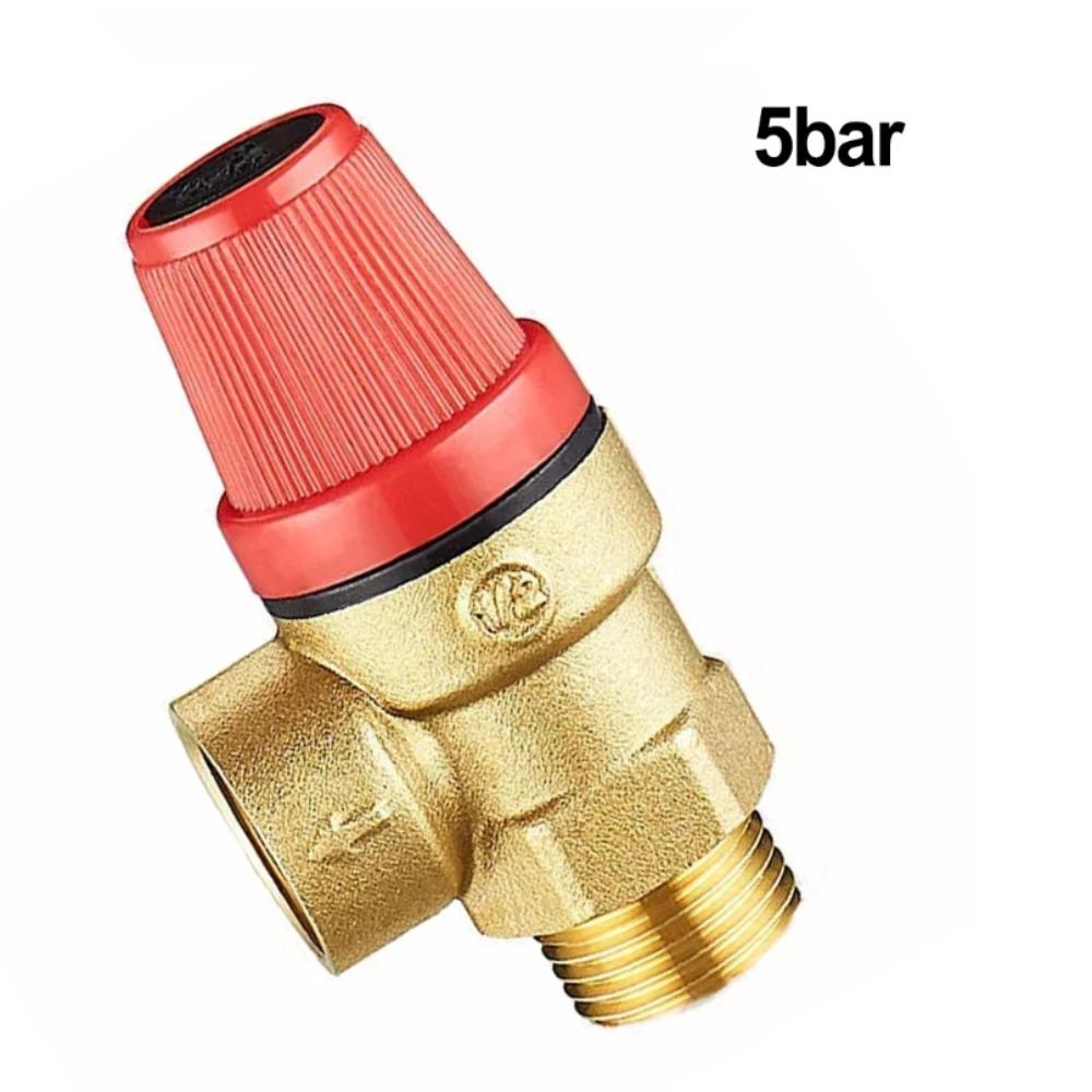 Efficient Pressure Control Drain Switch Color Gold Brass Safety Valve Industrial Use