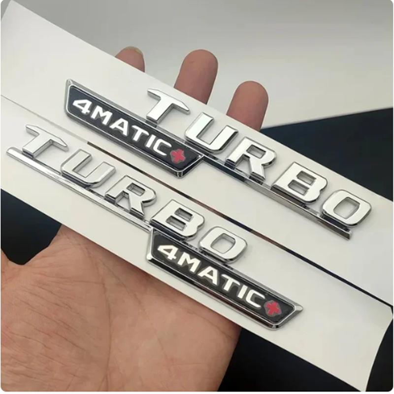 3D MM59 ABS Chrome For Mercedes CLA 45 S AMG C117 C118 CLA45S TURBO Car Trunk Badge Emblem Logo Sticker Letters Auto Accessories