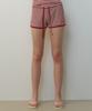 CITYBREEZE Jersey Striped Shorts_Red