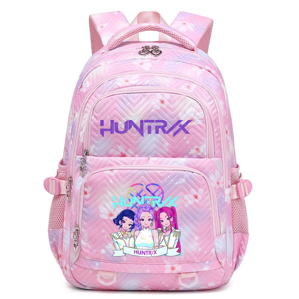 Школьная сумка с принтом K-Pop, аниме, мультфильмы, для старшей школы, большая вместимость, студенческая, для отдыха, трендовая