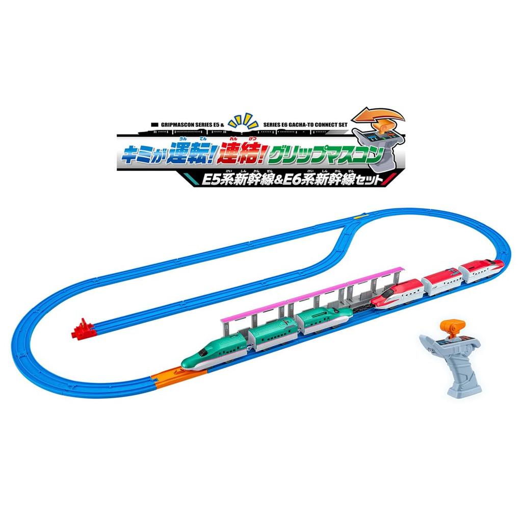 TAKARA TOMY Plarail Вы Мастер-контроллер E5 Series Shinkansen E6 Series Shinkansen Возраст 3 года и старше Водите! Соединять! & Набор, Поезд, Игрушка,