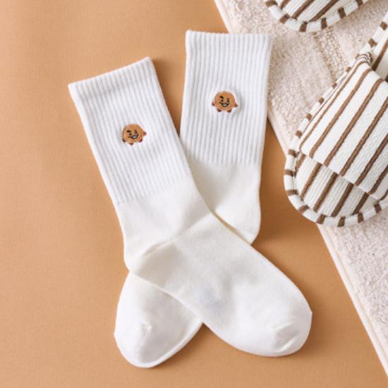 BT21 Вышитые носки серии Daily Basic