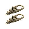 Set of 2 Dragon Keyring Charm Metal Key Holder Car Key Accessory Bag Pendant Jewelry Craft Supplies for Men and Women
