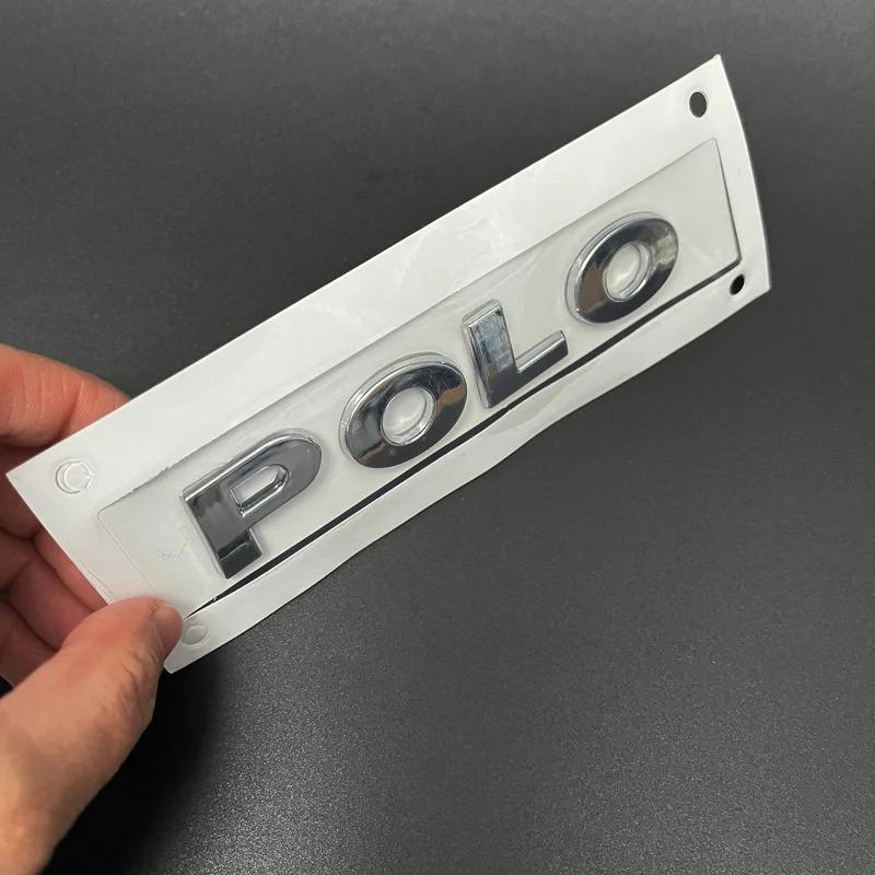 For VW Polo 1.4 1.6 Trunk Lettering Displacement Standard Rear Tail Mark Silver RK5
