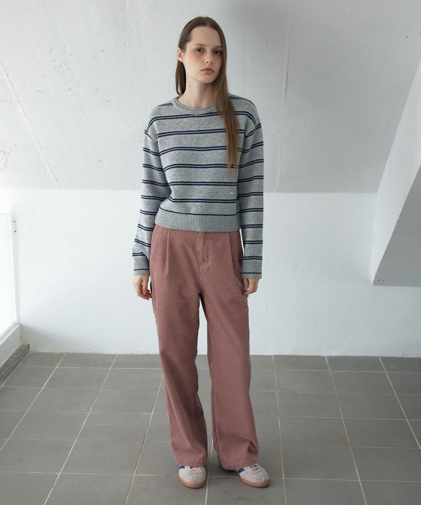 AHWE Corduroy Wide Pants_Pink