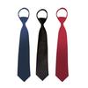 Women Neck Tie Zipper Closure Adjustable Easy Wear Necktie Business Wedding Party Formal