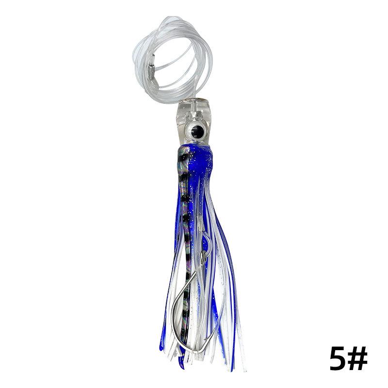 Мягкая приманка Leisure Guest 16 см/25 см для троллинговой рыбалки с лодки - приманка для тунца, кальмара, осьминога с крючком